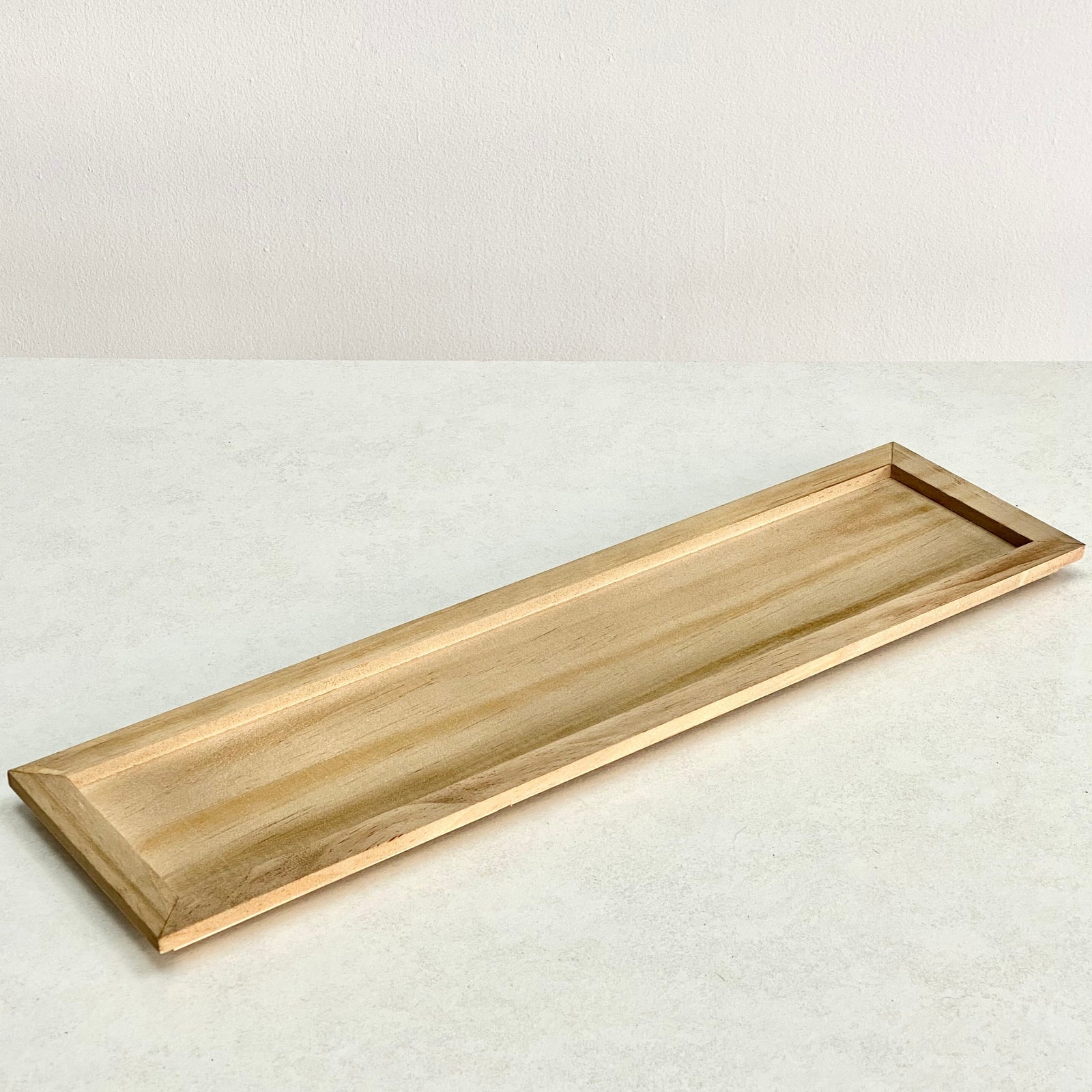 Natural Wooden Long Tray