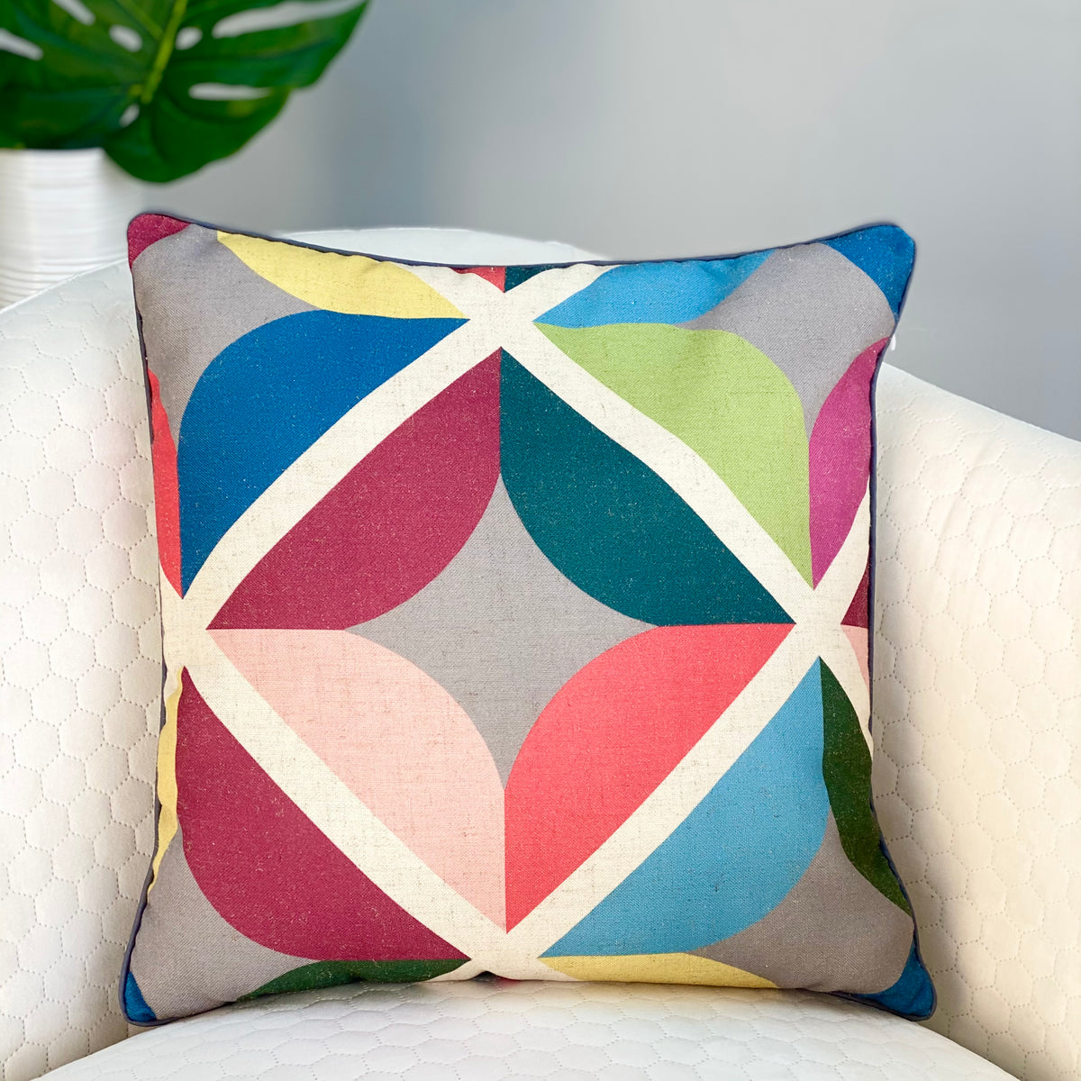 Aesthetic Colorful Leaves Pillow