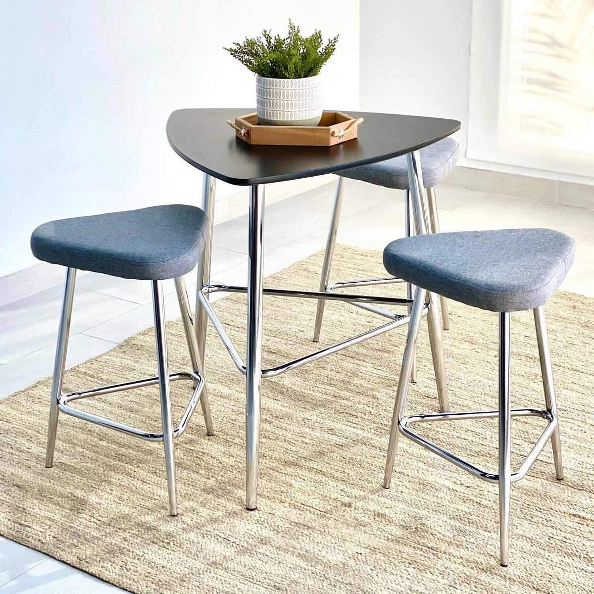 Bench Counter Triangle Triangle Counter Height Table at Kim Delapaz blog