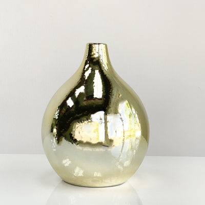 Paunchy Gold Vase