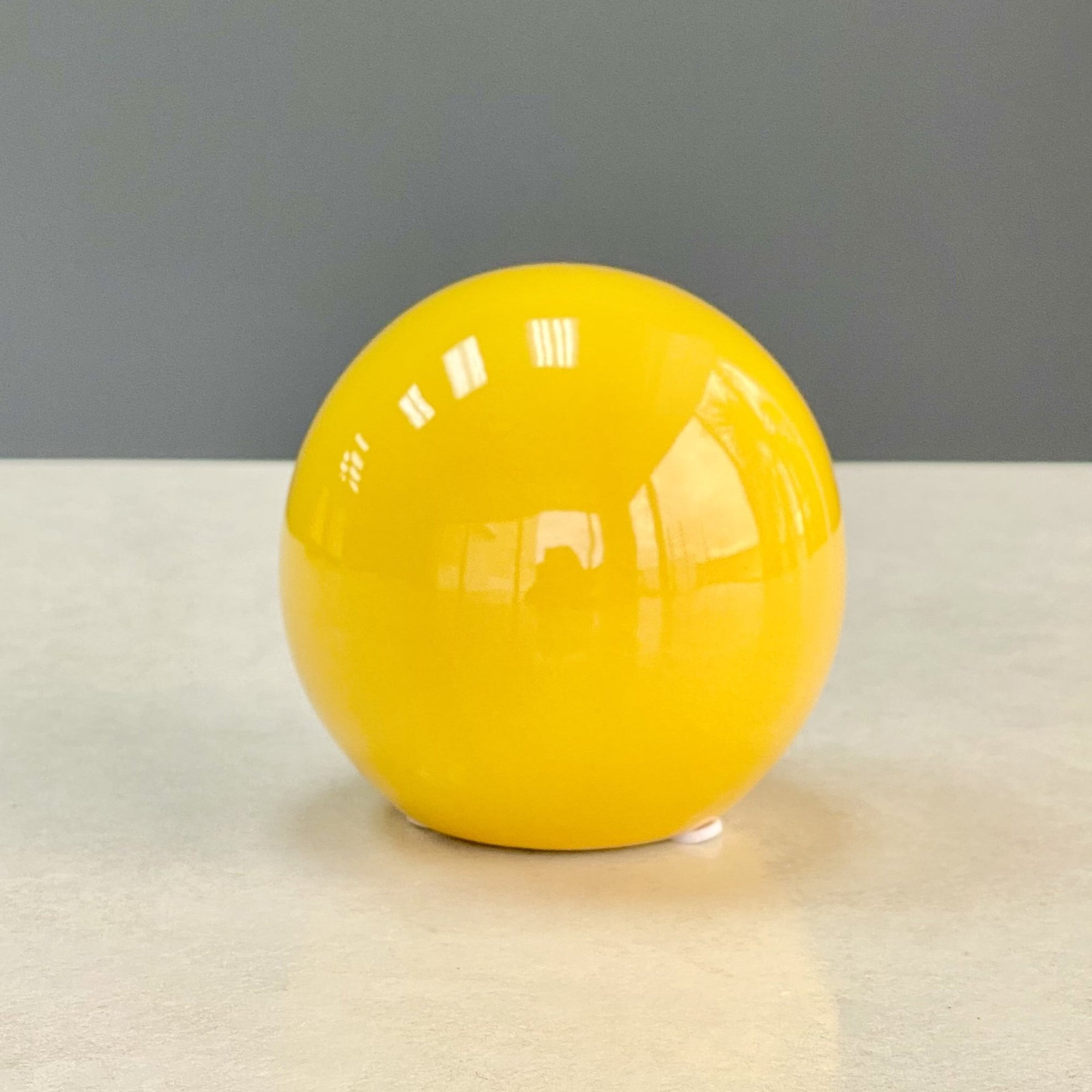 Riley Glossy Yellow Ceramic Ball