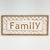 Carved "Family" Wooden Wall Art