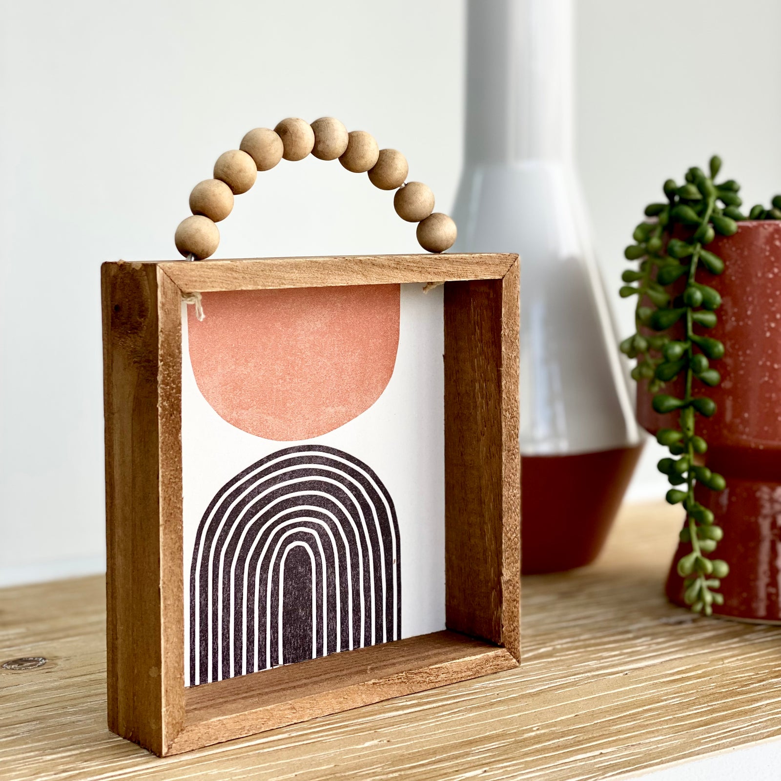 Mid Century Design Table Top Sign