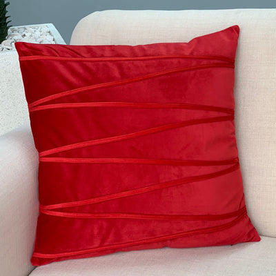 Passion Red Velvet Pillow