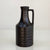 Ceramic Black Bottle Vase with Side Handle