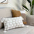 Textured Terry White Long Pillow
