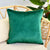 Connecting Dots Emerald Green Pillow