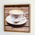 Cappuccino Framed Canvas Print Wall Art