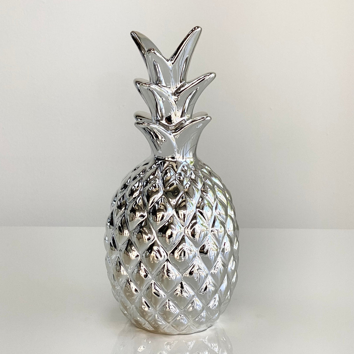 Ceramic Silver Pineapple