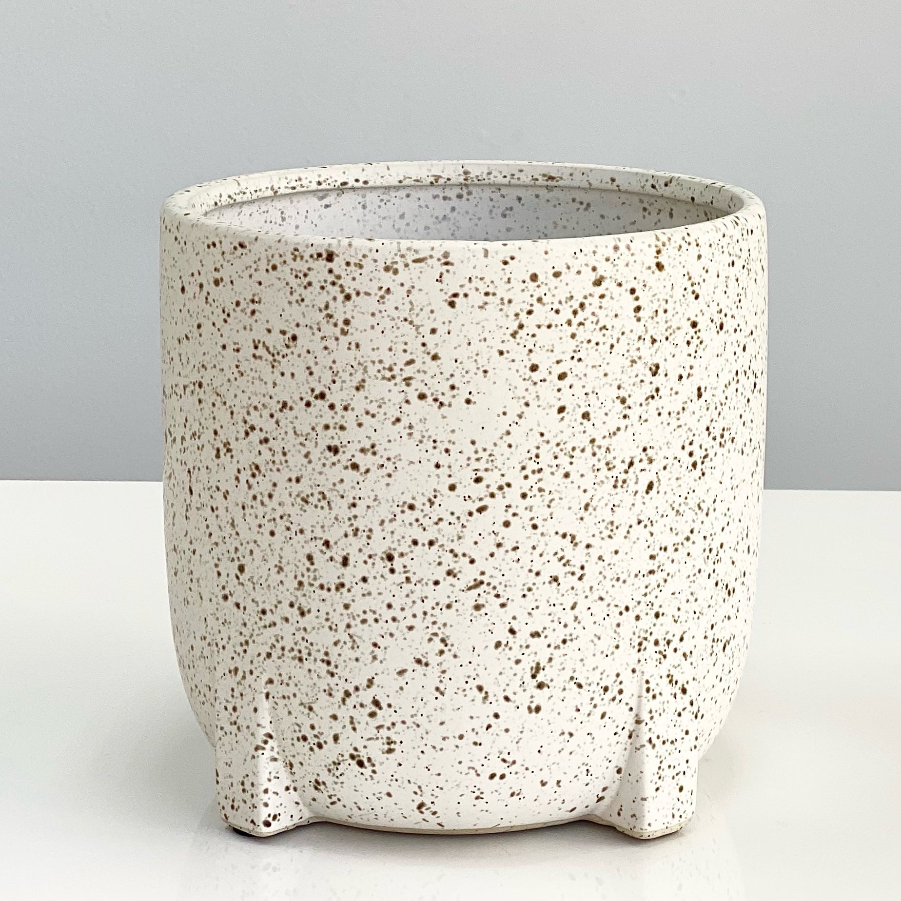 Terrazzo Look Ceramic Large Vase