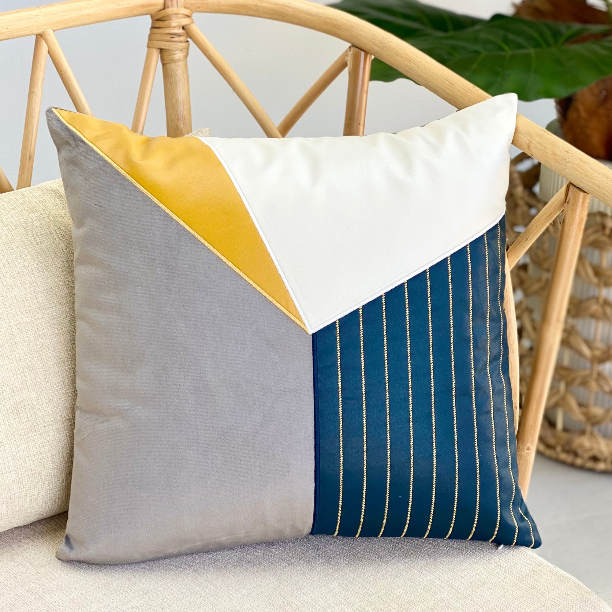 Multi Patch Oceania Pillow