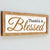 Thankful & Blessed Wooden Wall Art