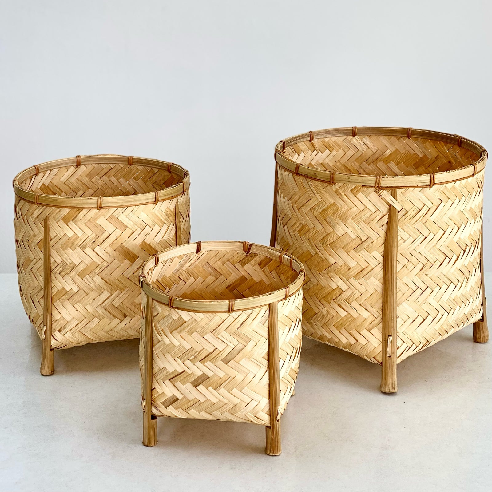 Handcrafted Bamboo Planter
