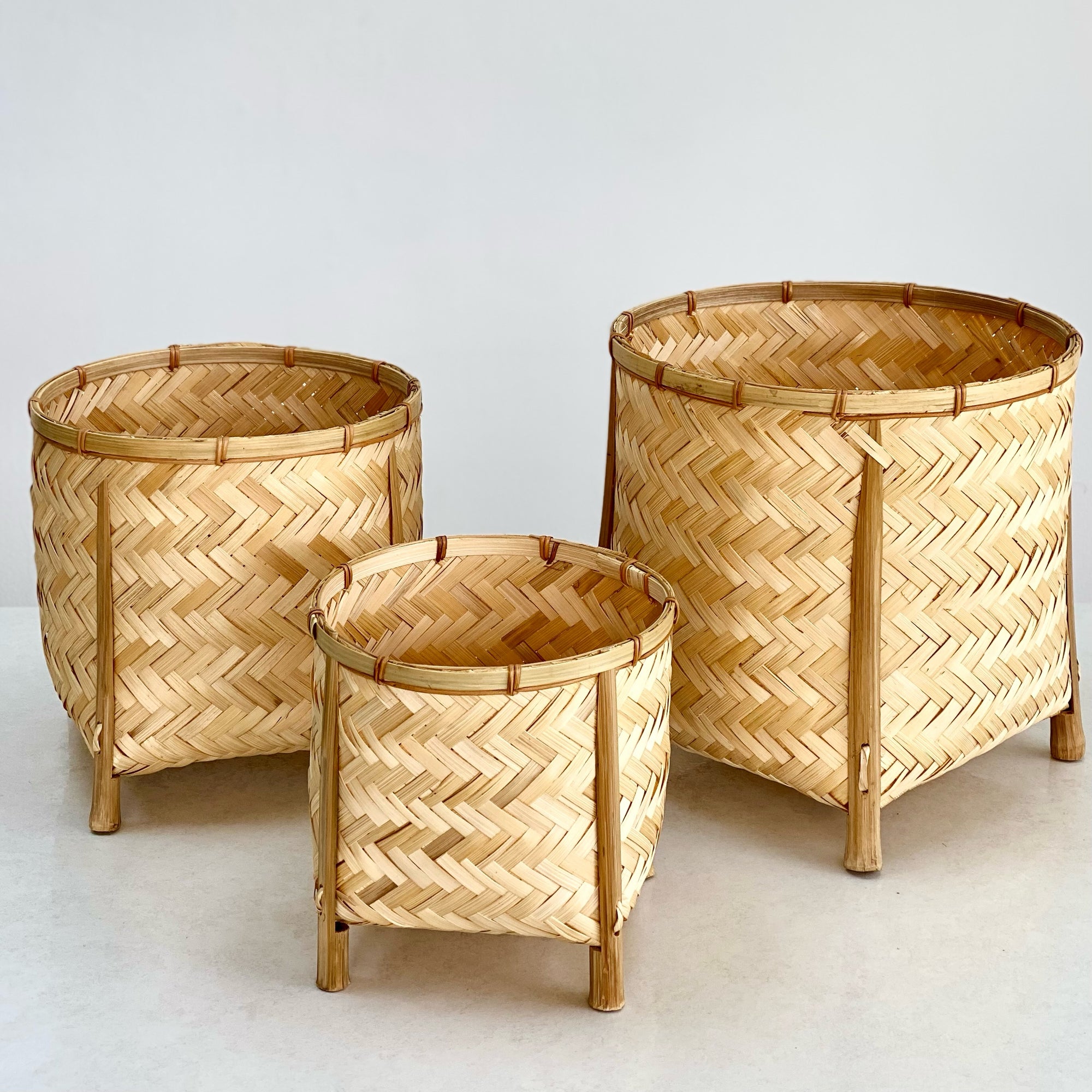 Handcrafted Bamboo Planter