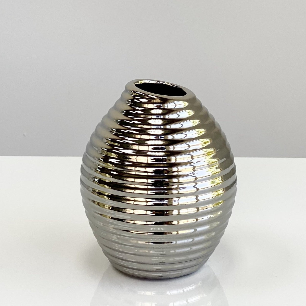 Honey Mini Silver Vase