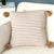 Pom Pom Ivory & Brown Stripes Pillow