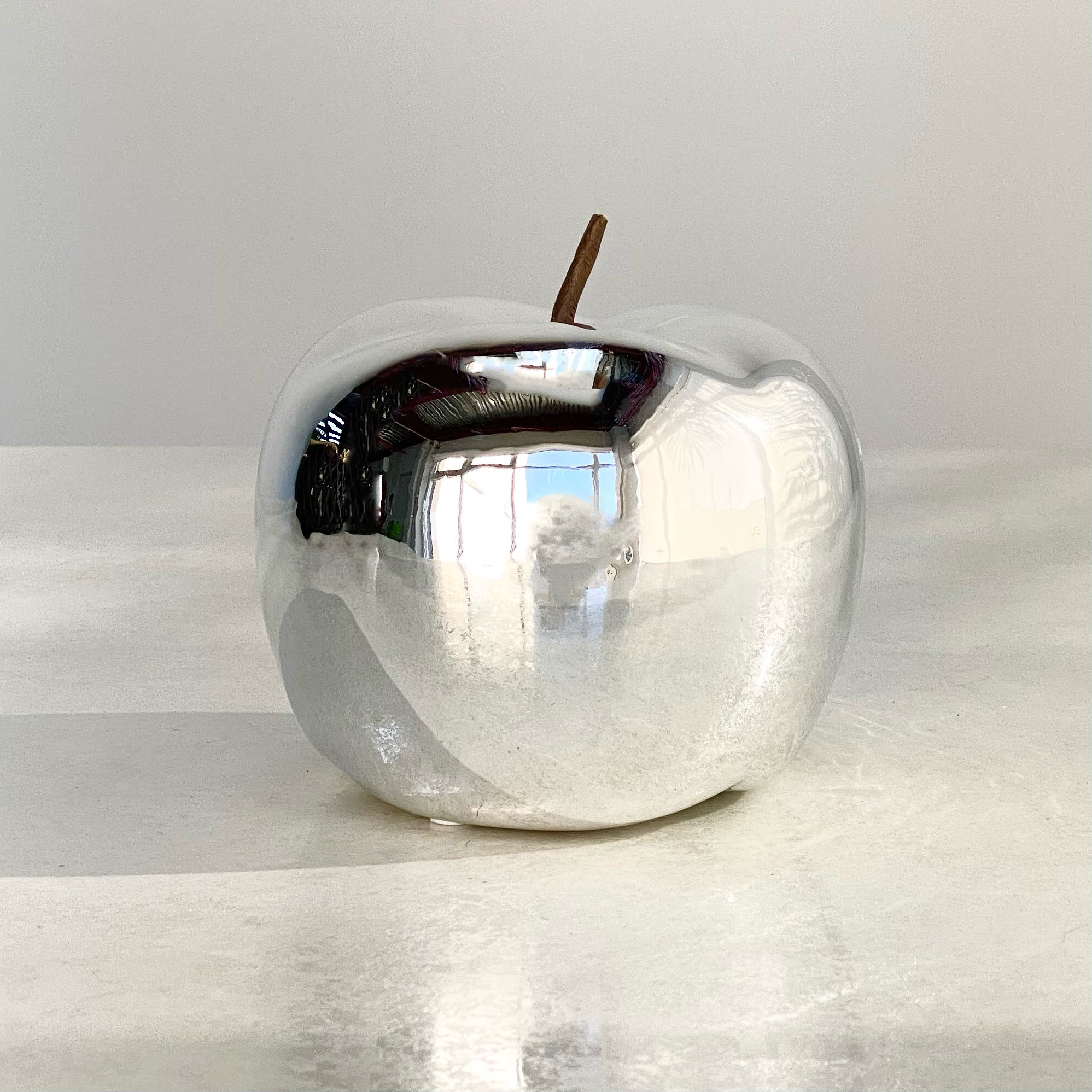 Ceramic Silver Apple