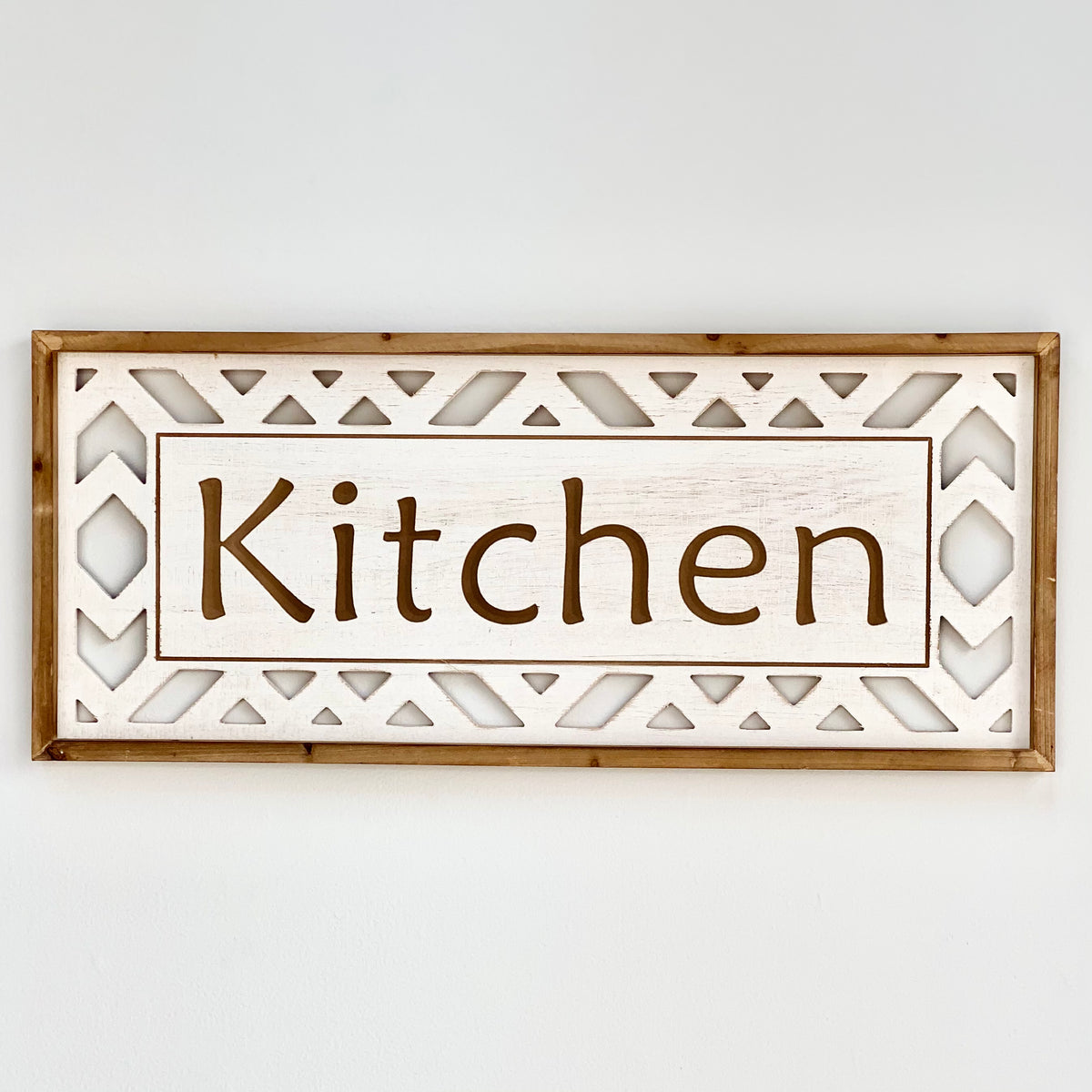 Carved "Kitchen" Wooden Wall Art