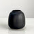 Ceramic Black Round Vase Matte Finish