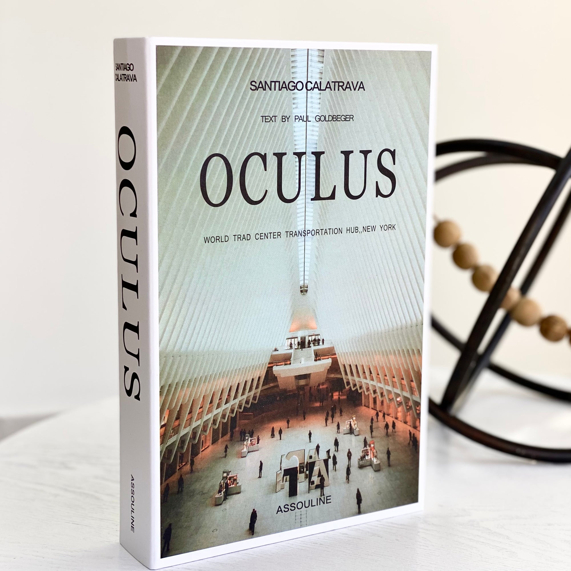 Decorative Faux Book Oculus Design