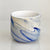 Ceramic Round Pot Abstract Blue Design