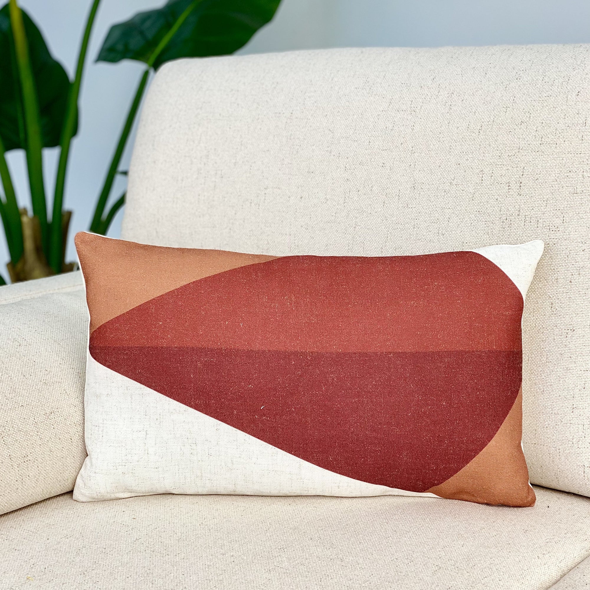 Exe Abstract Printed Pillow