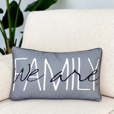 We are Family Printed Pillow
