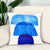 Blue Bowls Abstract Printed Pillow