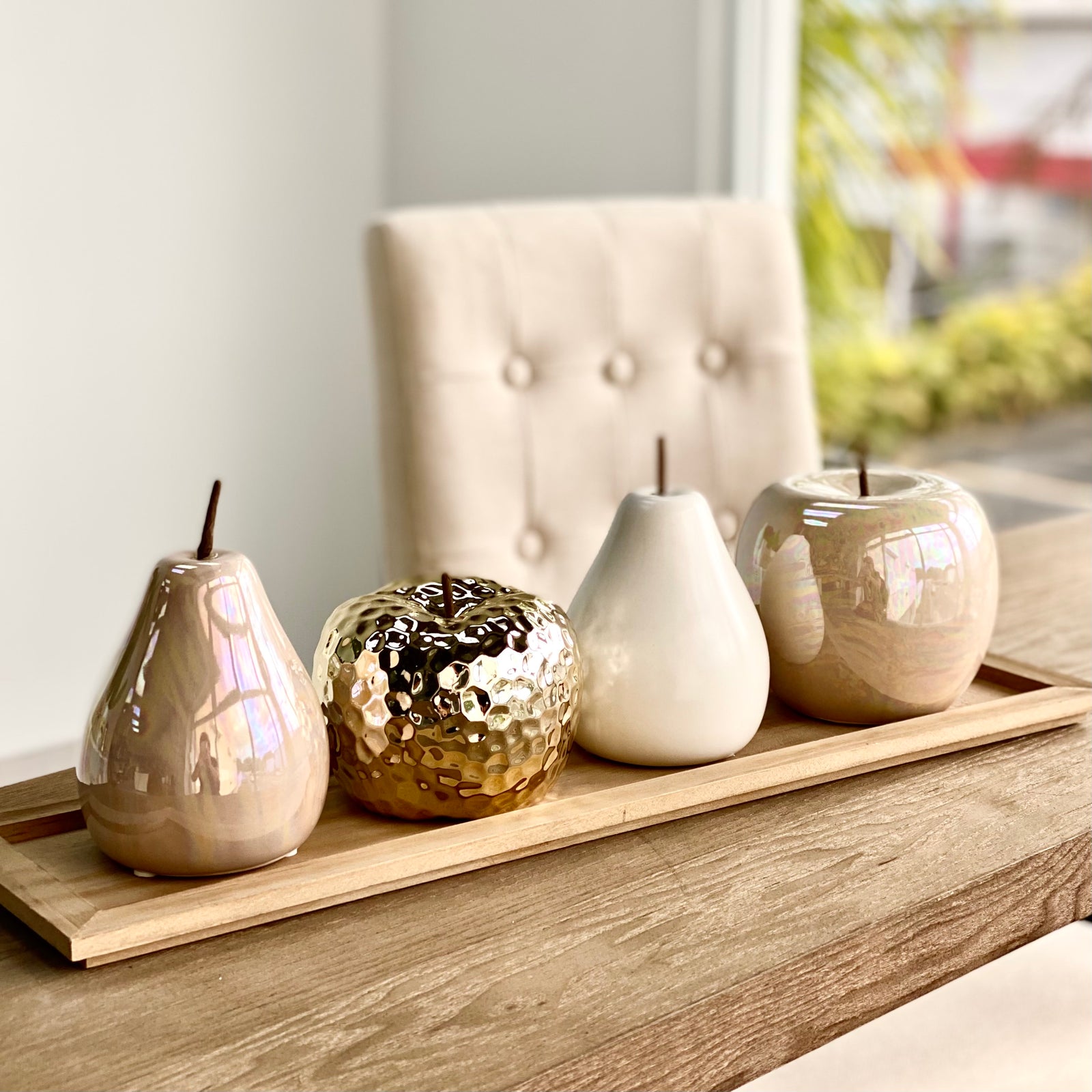 Natural Wooden Long Tray