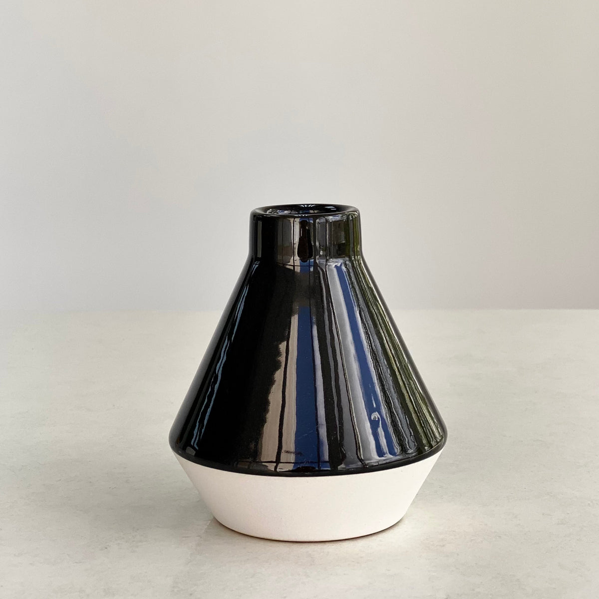 Black Lab Ceramic Vase