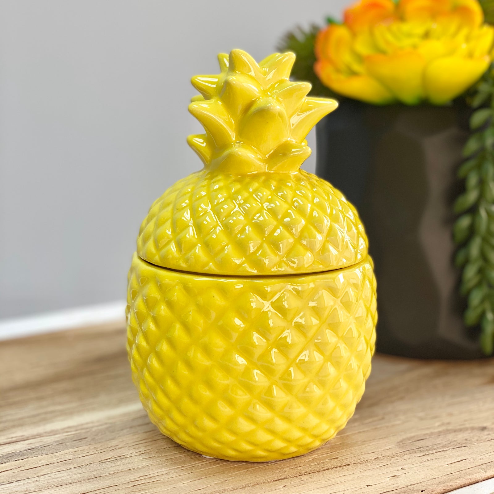 Pineapple Yellow Canister