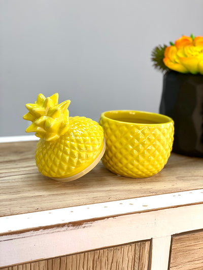 Pineapple Yellow Canister