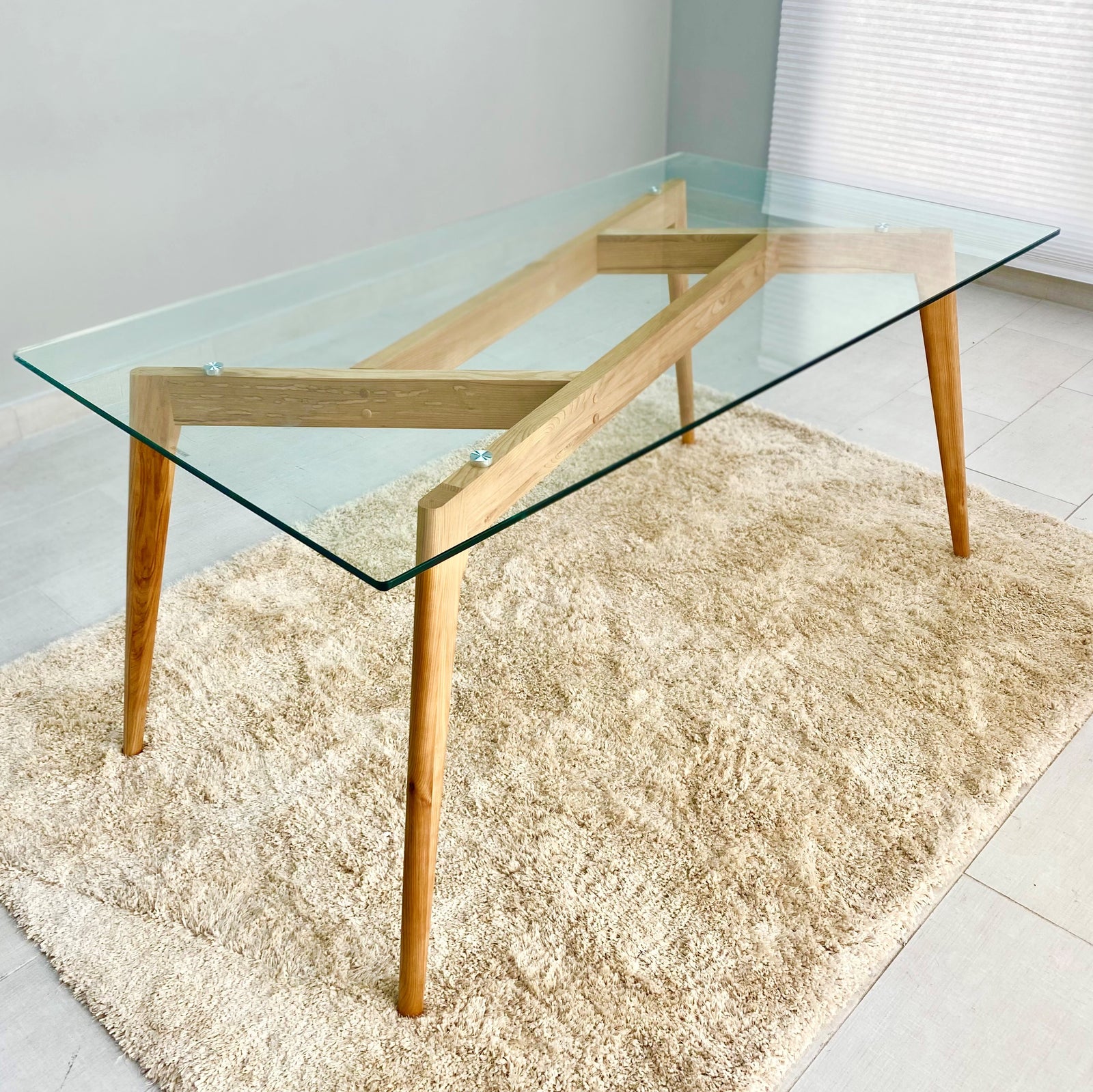 Nova Ash Wood Dining Table