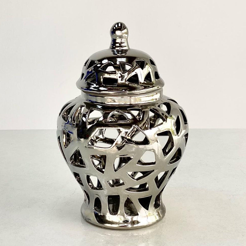Silver Ceramic Ginger