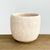 "Wicker" Cement Round Medium Pot
