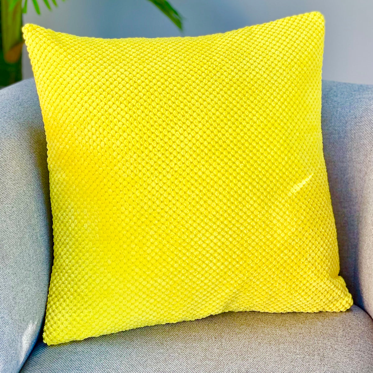 Terry Yellow Pillow