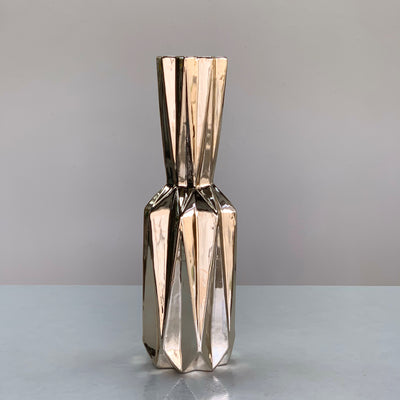 Ceramic Patterned Bottle Vase