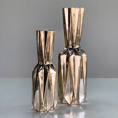 Ceramic Patterned Bottle Vase