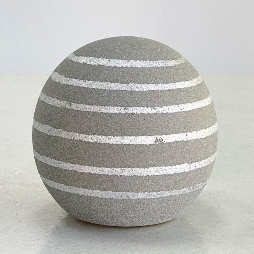 Riley Glossy Silver Ceramic Ball