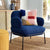 Pillar Accent Chair Stone Blue Color
