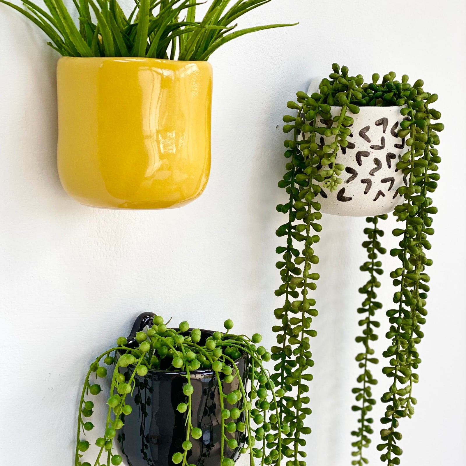 Wall Hanging Ceramic Abstract Vase