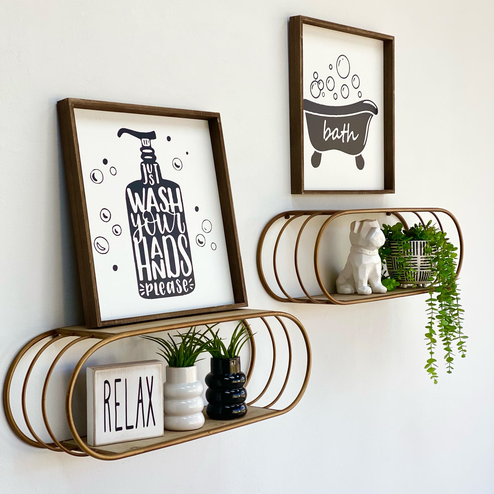 Bathtub Wooden Wall Art