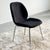 Tripod White Lacquer Top and Black Legs Dining Table  Set