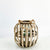 Small Bamboo Round Lantern Glass Candle Holder
