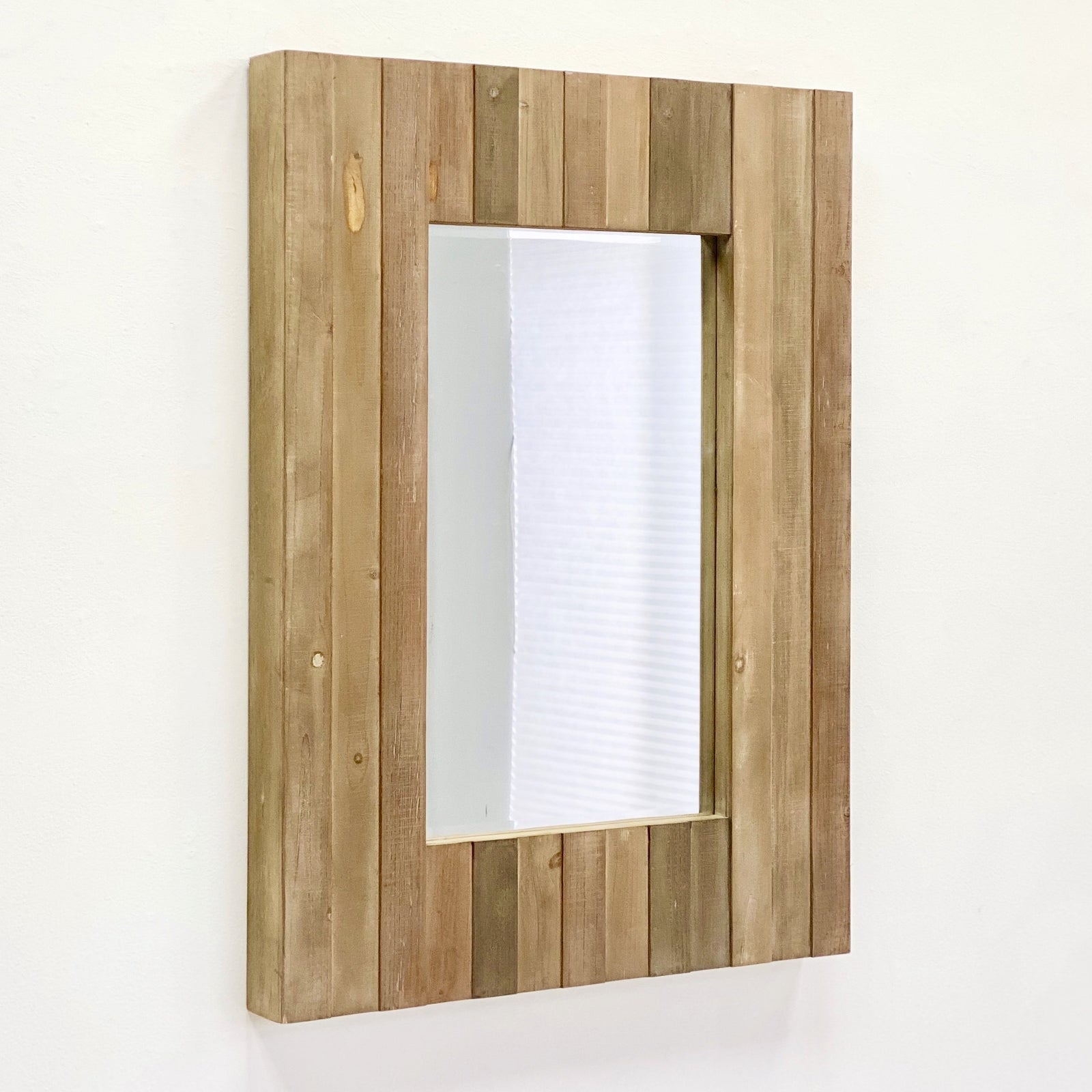 Rectangular Wooden Tablets Mirror