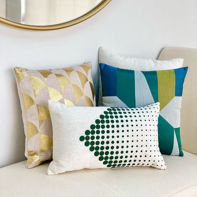 Geometric Patches Pillow