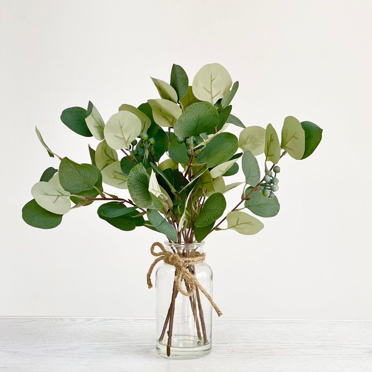 Eucalyptus Bouquet  in Glass Pot