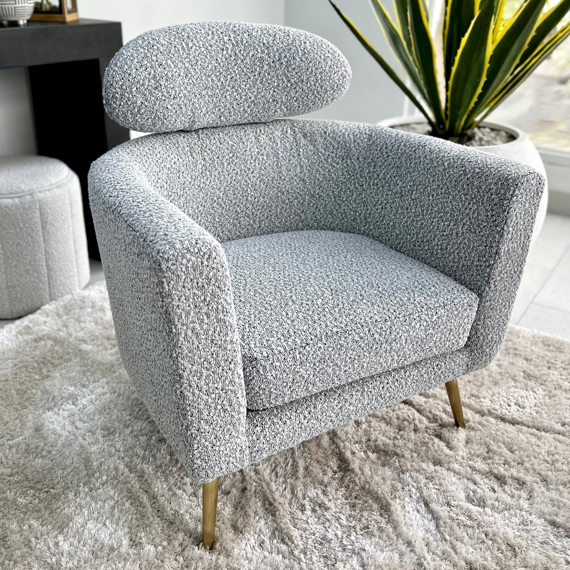 Pewter discount accent chair