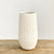 Ceramic Textured White Round Vase