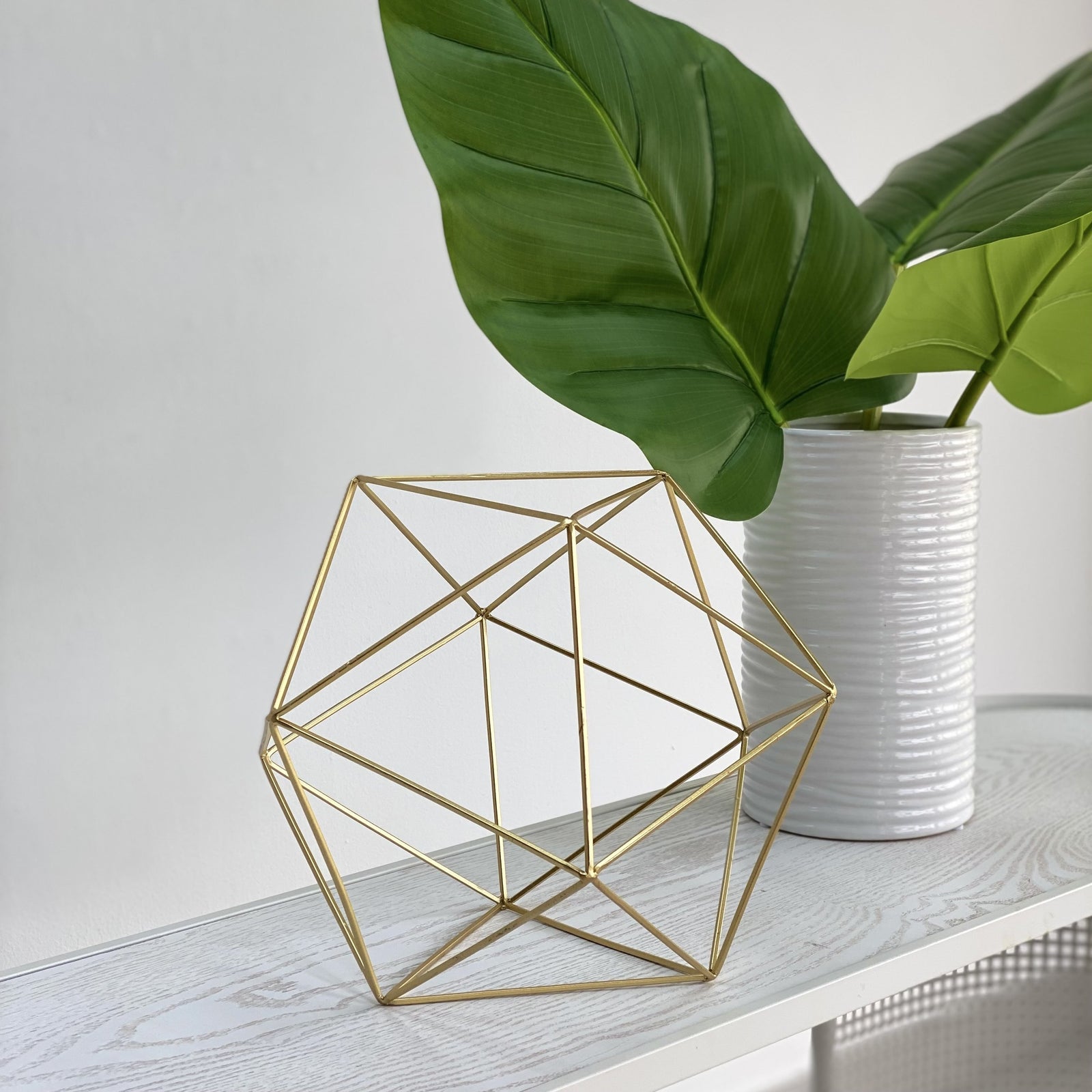 Origami Decor Metal Gold